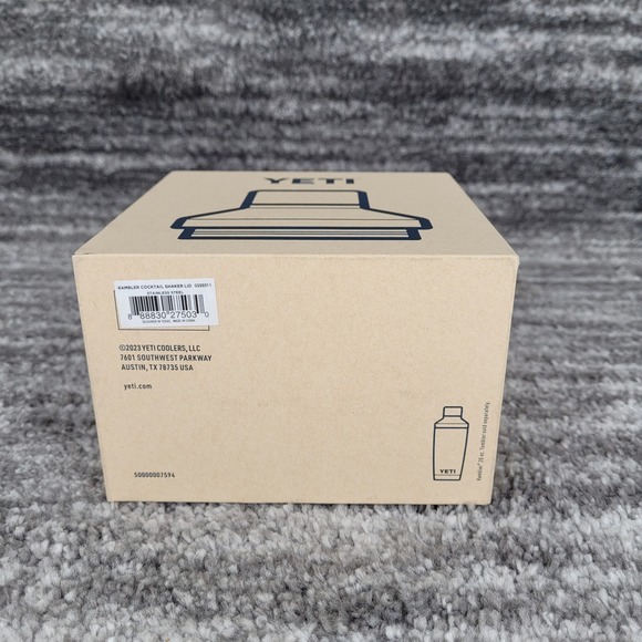 YETI Rambler Cocktail Shaker Lid Stainless Steel Accessory New - Picture 2 of 3